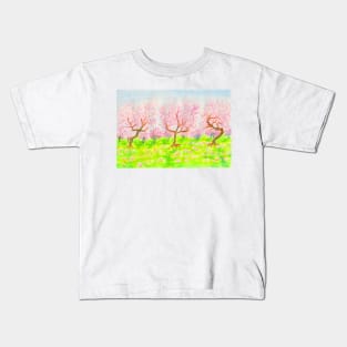 Pink garden 3 Kids T-Shirt